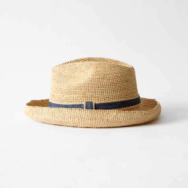 グッチ　ハット GUCCI Hat Web Stripe Canvas Fedora M Cotton Cream Mens